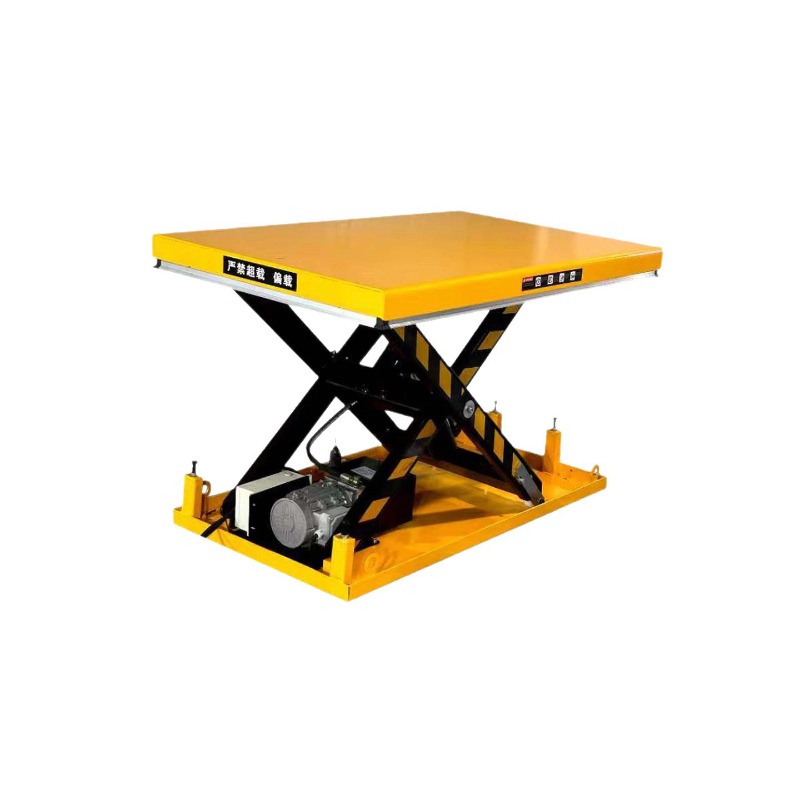 Scissor Lift Table Hydraulic - طاولة رفع مقصية ثابتة شديدة التحمل