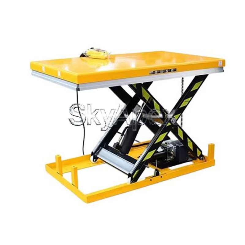 طاولة رفع مقصية ثابتة شديدة ال - مراجعة Scissor Lift Table Hydraulic وسعره