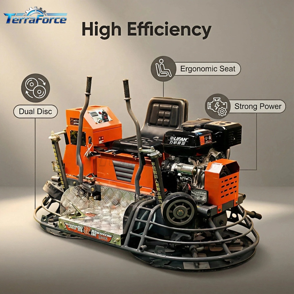 مجرفة خرسانية دوارة مزدوجة تعم - مراجعة Power Trowel Concrete وسعره